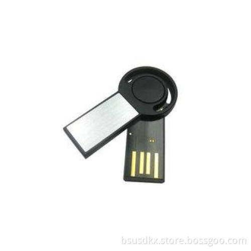 Plastic Swivel Micro USB 2.0 Flash Drive / Pendrive With Lo
